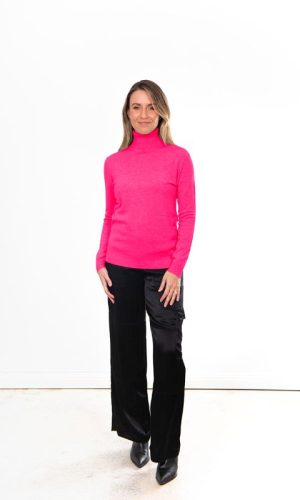 Bridge & Lord | Chateau Rose Roll Neck Pullover