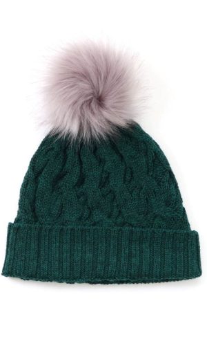 UIMI | Mabel Emerald Cable Beanie