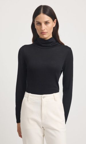 Toorallie | Turtle Neck Black