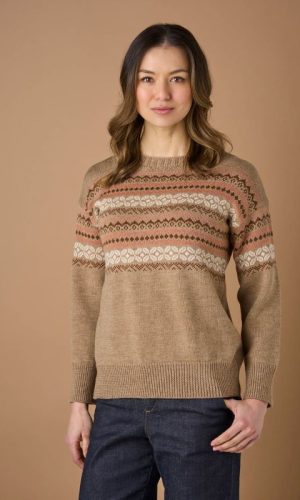 UIMI | Dahlia Fairisle Jumper Cashew