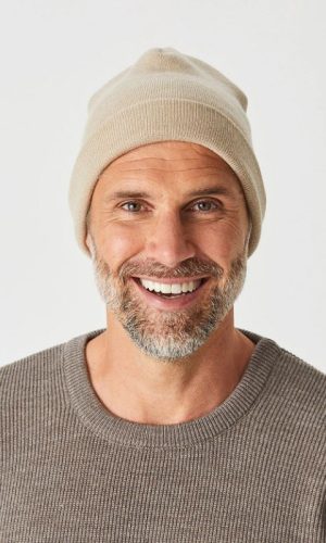 Aklanda | Merino Baggy Beanie Mushroom